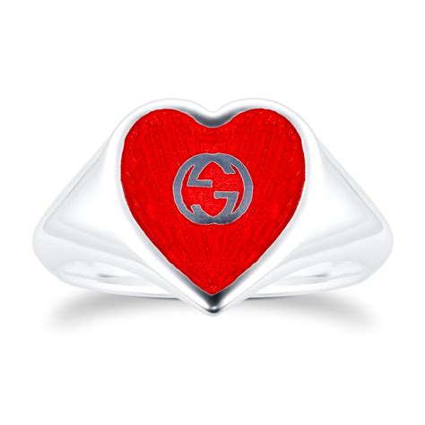 gucci couple ring|gucci heart ring size 7.